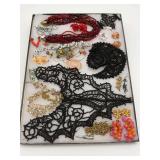 Assorted Costume Jewelry Lot - Necklaces, Earrings, Brooches, Bracelet