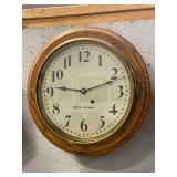 Seth Thomas Round Gallery Wall Clock