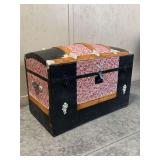 Antique Victorian Dome-Top Steamer Trunk