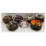 Gone With The Wind Musical Treasures in Fine Porcelain 40 Plate Collection