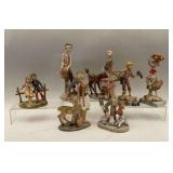 Collection of Simonetti Depose Italy Figurines - Set of 8