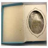 Beautiful Vintage Wedding Gown, Veil, and Little Girl's Dress Set in Original Box