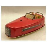 Red Tinplate Toy Car - 10x5x4