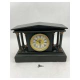 E. Ingraham Mantel Clock with Columns