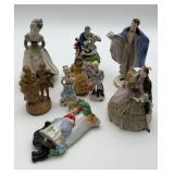 Collection of Various Porcelain Figurines
