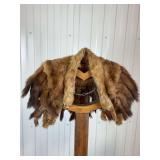 Vintage Mink Fur Cape Stole