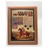 Old West Stamp and Coin Collector's Display