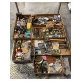 Massive lot of clock repair parts and tools