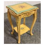 French Provincial Style Painted Side Table