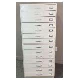 Tall 13-Drawer Flat File Cabinet