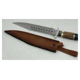 Large Hunting Knife with Sheath