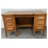 Antique Modular Desk with Expanding Work Surface