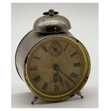 Attleboro Clock Co. Alarm Clock with Owl Design