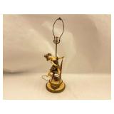 Collection Francaise Girl on Chair Lamp - Made in USA