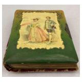 Victorian Celluloid Photo Album, Velvet