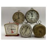 Assorted Clock Collection including Parker Alarm, Westclox Big Ben, Aristo Timer