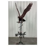 Eagle Weathervane Sculpture - 42' Decorative Outdoor Ornament
