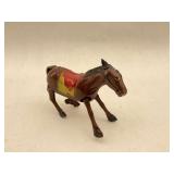 Occupied Japan Tin Litho Wind Up Horse