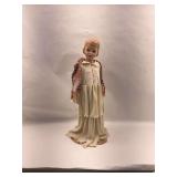 38' Girl Figurine with Knitted Scarf