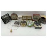 Assorted Alarm Clocks - Westclox, Lux, Seth Thomas and More
