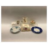 Collection of Floral Decorated Dishes and Serving Pieces