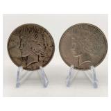 1924 & 1925-S Peace Silver Dollars