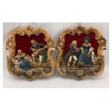 Pair of Rococo Style Wall Plaques