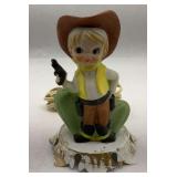 Vintage Cowboy Figurine Lamp - Aladdin Giftware