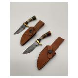 Parker Imai Brand Knife & Small Fixed Blade Knife with Sheath