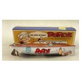 Popeye Tin Speedboat Toy with Box