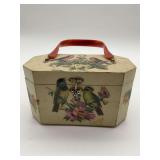 Bird Motif Octagonal Box Purse