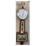 Banjo Clock w/ USS Constitution Scene