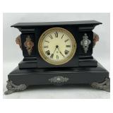 Ansonia Clock Co. Mantle Clock with Indian Head Detail