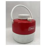 Red & White Coleman Water Jug