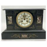 Marble Mantel Clock - For Parts or Repair