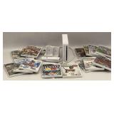 Nintendo Wii Console with Games, Dock, and Controller