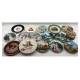Collectible Decorative Plates - Assorted Designs (Set of 21)