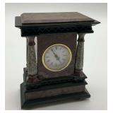 Marble Case Desk Clock - 6x3x7