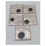 Group of 5 Assorted Roman Empire Coins