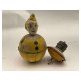 Chein & Co. Tin Litho Tumbling Clown Toy, Made in USA