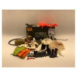 GI Joe Wooden Footlocker Box with Accessories & Outfits