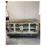 Unique Industrial Style Cabinet with Display Top