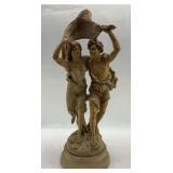 L'Orage Classical Figural Sculpture 10x28