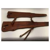 Two Hunter Leather Rifle Scabbards