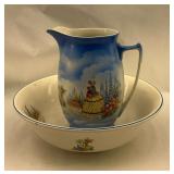 English Pitcher and Basin Set