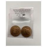 Yellowstone 75th Anniversary Tokens - Set of 2