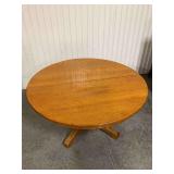 Classic Oak Pedestal Dining Table