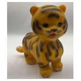 Vintage Hard Plastic Tiger Cub Figurine