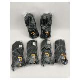 Lot of 7 Pairs of Smith's Workwear Insulated Gloves - Black