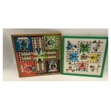 Two Framed Wahoo Board Games